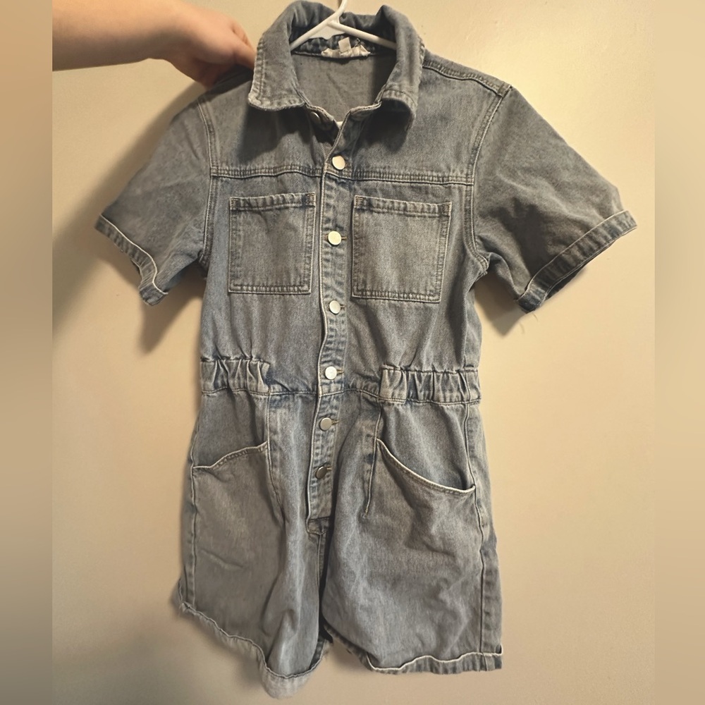 Hope Ave | Denim Romper